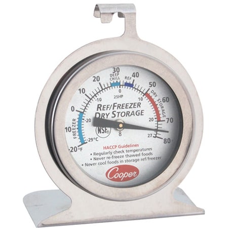 Cooper-Atkins Thermometer, Shelf , -20/80F 25HP01-1